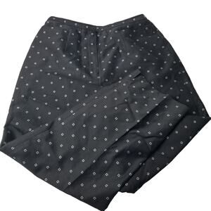 Talbots Black White Mini Square Pants Lined Size 10 Mint Excellent